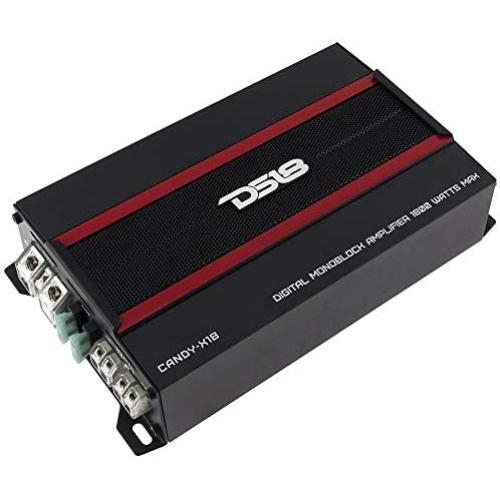 DS18 CANDY-XXL1B Amplifier in Black - Class D, Monoblock, 3000 Watts Max, Digital, 1/2/4 Ohm, with Remote Subwoofer Level Controller - Compact Mini Amplifier for Speakers in Car Audio System DS18 CANDY-XXL1B Amplifier in Black - Class D, Monoblock, 3000 Watts Max, Digital, 1/2/4 Ohm, with Remote Subwoofer Level Controller - Compact Mini Amplifier for Speakers in Car Audio System