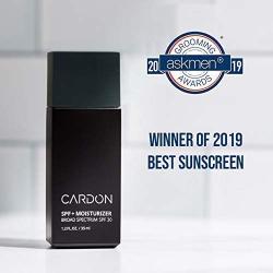 Cardon Mens AM + PM Face Moisturizers Bundle: Daytime SPF Moisturizer; Nighttime Repair Gel Moisturizer | Korean Skincare For Men