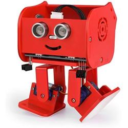 ELEGOO Penguin Bot Biped Robot Kit for Arduino Project with Assembling Tutorial,STEM Kit for Hobbyists, STEM Toys for Kids and Adults, Red Version
