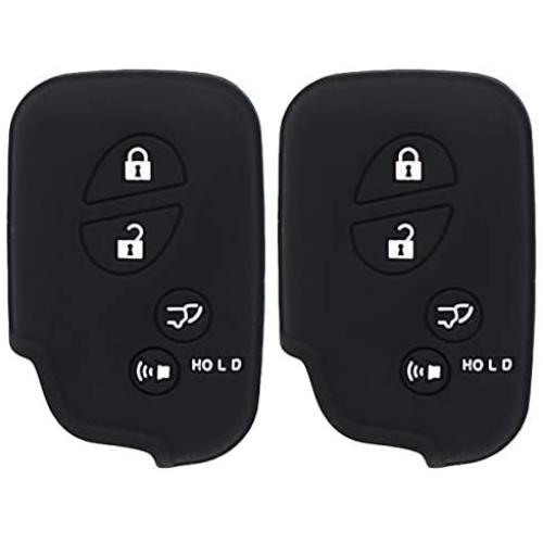 2Pcs XUHANG Sillicone key fob Skin key Cover Keyless Entry Remote Case Protector Shell for Lexus GS430 GS300 IS350 IS250 LS460 GS450h GS350 ES350 LS600h LX570 RX450h RX350 HS250h black 2Pcs XUHANG Sillicone key fob Skin key Cover Keyless Entry Remote Case Protector Shell for Lexus GS430 GS300 IS350 IS250 LS460 GS450h GS350 ES350 LS600h LX570 RX450h RX350 HS250h black