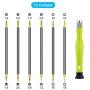 Small Screwdriver Sets, Precision Mini Screwdrivers Set Repair Tool Bit Kit with 6PCS Flat Phillips Pentalobe Triwing Y for Eyeglass Watch Jewelers Laptop Computer Macbook Electronic