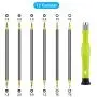 Small Screwdriver Sets, Precision Mini Screwdrivers Set Repair Tool Bit Kit with 6PCS Flat Phillips Pentalobe Triwing Y for Eyeglass Watch Jewelers Laptop Computer Macbook Electronic Small Screwdriver Sets, Precision Mini Screwdrivers Set Repair Tool Bit Kit with 6PCS Flat Phillips Pentalobe Triwing Y for Eyeglass Watch Jewelers Laptop Computer Macbook Electronic