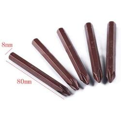 Tool Parts 5PCS/set Impact Screwdriver Bit S2 Alloy Steel High Hardness And Durable Ideal For Repair And Maintenance On Electronic Products