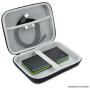 USA Gear Hard Case Electronic Organizer Travel Case 7.5 Inch with Weather Resistant Exterior and Large Mesh Accessory Pocket - Compatible with Garmin GPS, Chargers, Hard Drives and More Electronics