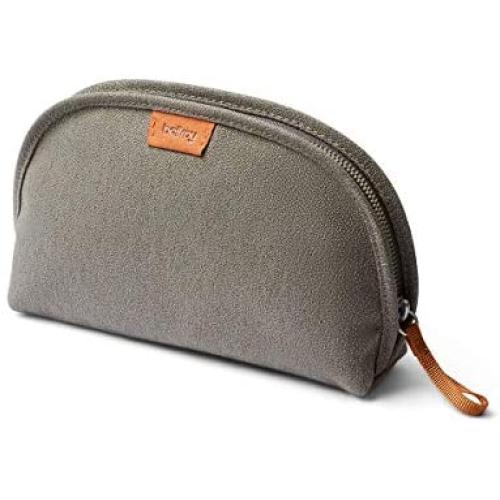 Bellroy Classic Pouch (EDC Zipper Travel Pouch, Water-resistant Woven Fabric, Holds Pencils, Pens, Tech & Personal Items, Internal Mesh Pockets) - Limestone