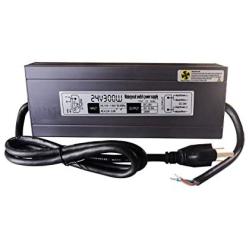 lenoup 24v 300w IP67 Waterproof Power Supply Transformer,110-130v AC to 24v DC Output 12.5a with 3.3 feet Cable for Computer Project,Outdoor Use