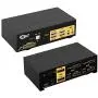 CKL 2 Port KVM Switch Dual Monitor DisplayPort 4K 60Hz, 2 Computers x 2 Monitors KVM Switch with Audio and USB 2.0 HUBS DP 1.2 622DP