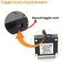 T Tocas 20A Toggle Single Pole Circuit Breakers Hydraulic Magnetic Circuit Protector AC or DC 80 V