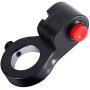7/8 Motorcycle Handlebar Horn Switch- ATV Bike Starter Kill Switch On Off Push Button Switch