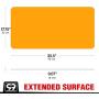 Multipurpose Office Desk Pad and Computer Desk Mat - Waterproof Office Desk Mat and Desk Blotter Pad - Home Office Accessories (Large (35.5'' x 17.5'') (Mango Creamsicle)