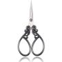 BIHRTC Small Embroidery Scissors 4.5 Inch Sewing Scissors Small Sharp Tailor Scissors Dressmaker Shears for Sewing Office Art Work Needlework Threading Crochet Craft Scissors