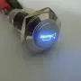 ESUPPORT 12V Car Auto Blue LED Light Momentary Speaker Horn Push Button Metal Toggle Switch 19mm