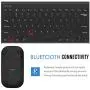 Arteck Bluetooth Keyboard and Mouse Combo Ultra Compact Slim Stainless Full Size Keyboard and Ergonomic Mice for Computer/Desktop/PC/Laptop/Surface and Windows 10/8/7 Built in Rechargeable Battery