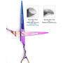 JOHN Professional Razor Edge Barber Hair Cutting Scissors - Japanese Stainless Steel Salon Scissors - 6.5” Overall Length - Fine Adjustment Tension Screw - Premium Shears for Hair Cutting Rainbow