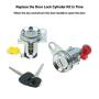 Door Lock Kit with Keys Fits for Toyota Tacoma 1995-2004 Front Driver and Passenger Side Cylinder 4 Set Replace 6905135070 69052-35070 DL-107 DL108R