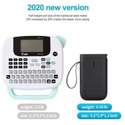 Label Maker Machine NiiMbot D11 2020 Portable Wireless Connection Label Printer Tape Included Multiple Templates Available for Smartphone Tablet Easy to Use Office Home Organization USB Rechargeable