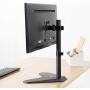 VIVO Single Monitor Stand - Freestanding VESA Steel Mount Base Riser fits 13 to 32 inch Screens, Adjustable Height, Tilt, Swivel, Rotation STAND-V001H