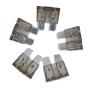 FymuSing 55 pcs 7.5 Amp Standard Blade Fuse, 7.5A Automotive Fuse for Car Truck (Grey)