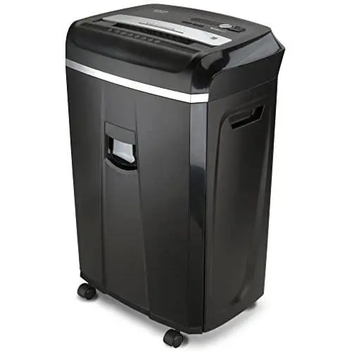Aurora Anti-Jam 20-Sheet Crosscut CD/Paper and Credit Card Shredder, 7-Gallon pullout Basket, 60 Minutes Continuous Run Time