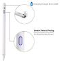 Stylus Pens for Touch Screens, Fine Point Stylist Pen Pencil Compatible with iPhone iPad Other Tablets (White)