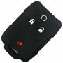 Coolbestda Silicone 4 Buttons Key Fob Cover Case Protector Remote Jacket Keyless Entry for 2018 2017 Chevrolet Chevy Silverado Colorado GMC Canyon Sierra Yukon Cadillac M3N32337100 13577770 13577771