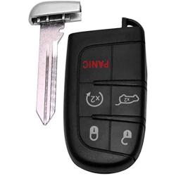VOFONO Keyless Entry Remote Car Smart Key Fob Starter for Jeep Grand Cherokee 2014 2015 2016 2017/ Chrysler 300 2011-2014 / Dodge Charger 2011-2016 Replacement for FCC ID: M3N40821302