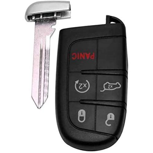 VOFONO Keyless Entry Remote Car Smart Key Fob Starter for Jeep Grand Cherokee 2014 2015 2016 2017/ Chrysler 300 2011-2014 / Dodge Charger 2011-2016 Replacement for FCC ID: M3N40821302