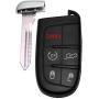 VOFONO Keyless Entry Remote Car Smart Key Fob Starter for Jeep Grand Cherokee 2014 2015 2016 2017/ Chrysler 300 2011-2014 / Dodge Charger 2011-2016 Replacement for FCC ID: M3N40821302