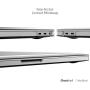 UPPERCASE GhostShell MacBook Air 13'' Hard case, Hardshell Case with Transparent Gloss Finish, Made with Premium PC Plastic ( MacBook Air 13'' 2018 2019 ONLY, Gray Shade) Does not Fit 2020 MacBook Air