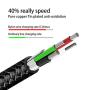 AGVEE Unbreakable Nylon Braided [3 Pack 3ft 6ft 10ft] 30 Pin Heavy Duty Fast Charger Cable, Slim Metal Shell End Case Friendly Charging Data Sync Cord for Phone 4/4S, Pad 1/2/3, Black