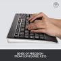 Logitech K800 Wireless Illuminated Keyboard — Backlit Keyboard, Fast-Charging, Dropout-Free 2.4GHz Connection