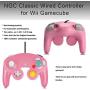 Gamecube Controller, Classic Wired Controller for Wii Nintendo Gamecube (Pink)