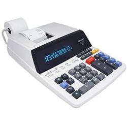 Sharp EL-1197PIII Heavy Duty Color Printing Calculator with Clock and Calendar