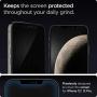 Spigen Tempered Glass Screen Protector [Glas.tR EZ Fit] designed for iPhone 12 (2020) / iPhone 12 Pro (2020) [Case Friendly] - 2 Pack