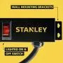 Stanley 31610 SurgeMax Pro 9 Outlet Metal Surge Protector, Black