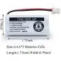 BAOBIAN 2.4V Ni-MH BT162342 BT262342 Battery for BT183342 BT283342 BT166342 BT266342 VTech CS6114 CS6419 CS6719 AT&T EL52300 CL80111 Cordless Phone (2 Pack)