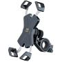 visnfa New Bike Phone Mount with Stainless Steel Clamp Arms Anti Shake and Stable 360° Rotation Bike Accessories/Bike Phone Holder for Any Smartphones GPS Other Devices Between 4 and 7 inches