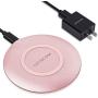 LETSCOM Wireless Charger, Qi-Certified 15W Fast Wireless Charging Pad with QC3.0 AC Adapter,Compatible with iPhone 12/12 Pro/11/11 Pro/XR/XS/X/8/8+/Airpods, Galaxy Note 10/Note 10+/S10/S10+/S9/S8