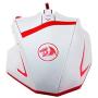 Redragon M801 PC Gaming Mouse LED RGB Backlit MMO 9 Programmable Buttons Mouse with Macro Recording Side Buttons Rapid Fire Button for Windows Computer Gamer (Wired, White)