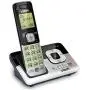 VTech CS6829 DECT6.0 Cordless Phone for Home with Answering System, Caller ID/Call Waiting, Backlit Keypad and Display, Full Duplex Handset Speakphone, Hearing Aid Compatable, Expandable to 5 HS, (Si