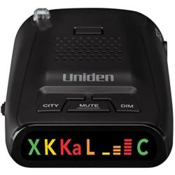 Uniden DFR1 Long Range Laser and Radar Detection, 360° Protection, City and Highway Modes, Easy-to-Read Color Icon Display with Signal Strength Meter Bars,Black