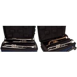 Protec NEW Single/Double/Triple Horn ZIP Case with Wheels Trumpet (BLT301TBX)
