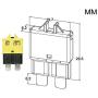 LENKRAD 20 Amp 5pcs Yellow Manual Reset Low Profile ATS Circuit Breakers 12V - 28V DC (20A)