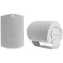 Polk Audio Atrium 6 Outdoor All-Weather Speakers with Bass Reflex Enclosure (Pair, White) | Broad Sound Coverage | Speed-Lock Mounting System