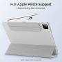 ESR Rebound Magnetic Smart Case for iPad Pro 12.9'' 2020 & 2018, Convenient Magnetic Attachment [Supports Pencil Pairing & Charging] Smart Case Cover, Auto Sleep/Wake Trifold Stand Case - Gray
