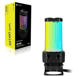 Corsair Hydro X Series XD5 RGB Pump/Reservoir Combo - D5 PWM Pump - 330ml Reservoir - Ten Individually Addressable RGB LEDs - Temperature Sensor - Black