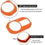 Front Light ABS Decor Cover Trim Interior Accessories Headlight Switch Button Trim for Jeep Wrangler JL JLU Gladiator JT 2018-2021 (Orange)