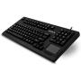 Cherry Compact QWERTY Mechnical USB Keyboard with Touchpad - 104 Keys, 16'' Wide, Black (G80-11900LUMEU-2)