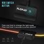 Large RGB Gaming Mouse Pad - 14 Light Modes Extended Computer Keyboard Mat with Durable Stitched Edges and Non-Slip Rubber Base, High-Performance Mouse Pad Optimized for Gamer 31.5X 11.8in