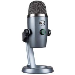 Blue Yeti Nano Professional Condenser USB Microphone with Multiple Pickup Patterns & No-Latency Monitoring for Recording and Streaming on PC & Mac - Shadow Grey